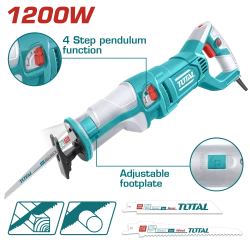 منشار كهرباء ترددي بسرعة متغيرة 1200واط من توتال (TS1001201)