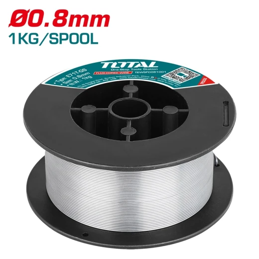 TOTAL Gasless Flux Cored Welding Wire 1Kg for Mild Steel: Efficient & Portable Welding Solution TOTAL Gasless Flux Cored Welding Wire 1Kg for Mild Steel: Efficient & Portable Welding Solution