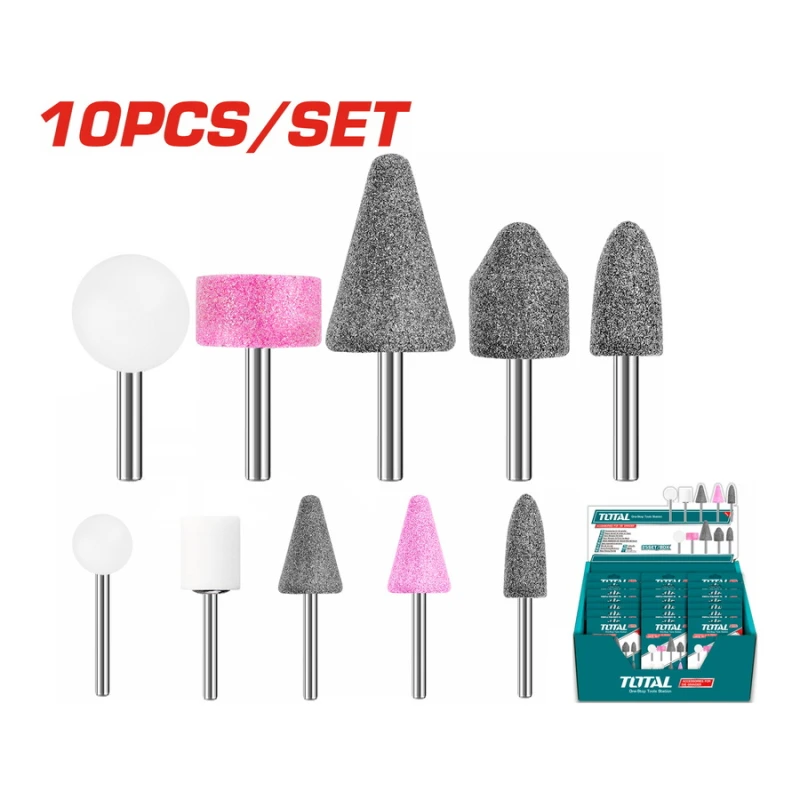 TOTAL 10-Piece Accessory Set for Die and Mini Grinders (TAKB1001) - Total