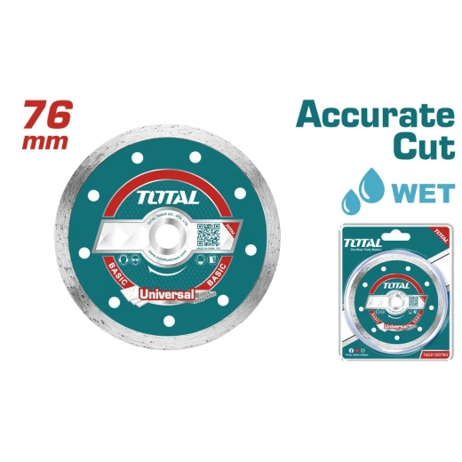 TOTAL Wet diamond disc 76mm (TAC2120763) TOTAL Wet diamond disc 76mm (TAC2120763)