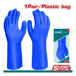 Total High Quality PVC Gloves, Oil And Acid Resistant (TSP1803)