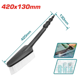 Total Fix Brush 420mm x 130mm, Durable PP & PA66, Compatible with Total Fix Tool Models