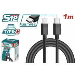 كابل توتال USB من نوع Type-C إلى Type-C – كابل عالي السرعة لنقل البيانات والشحن السريع