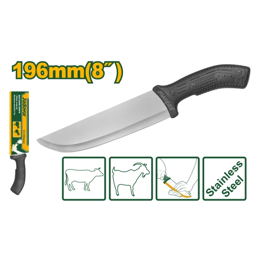 JADEVER Butcher Knife 196mm | 8 Stainless Steel Blade, PP Handle (JDKK1180) JADEVER Butcher Knife 196mm | 8 Stainless Steel Blade, PP Handle (JDKK1180)
