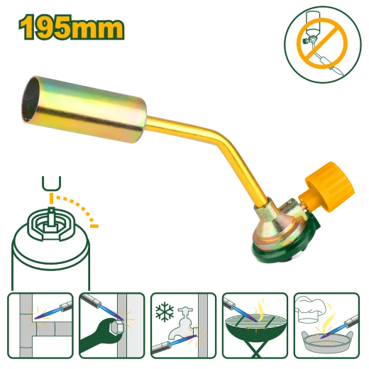 JADEVER Flame Gun JDFG2602, Adjustable Flame Control Torch with Reliable Ignition, Ergonomic Handle & Safety Features for Soldering, Brazing, Cooking & More JADEVER Flame Gun JDFG2602, Adjustable Flame Control Torch with Reliable Ignition, Ergonomic Handle & Safety Features for Soldering, Brazing, Cooking & More