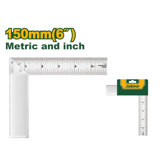 Jadever Angle Square 15cm – Accurate and Ideal Tool for Angle Measurements in Carpentry and Construction Jadever Angle Square 15cm – Accurate and Ideal Tool for Angle Measurements in Carpentry and Construction