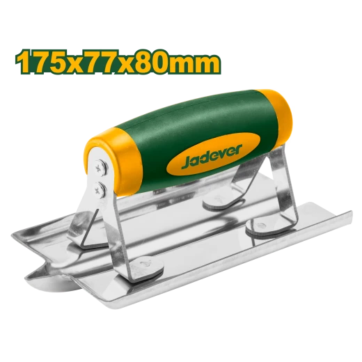 JADEVER Stainless Steel Concrete Groover JDPE3317, Durable 1.2mm Thick Tool with Ergonomic Handle for Precise Concrete Control Joints JADEVER Stainless Steel Concrete Groover JDPE3317, Durable 1.2mm Thick Tool with Ergonomic Handle for Precise Concrete Control Joints