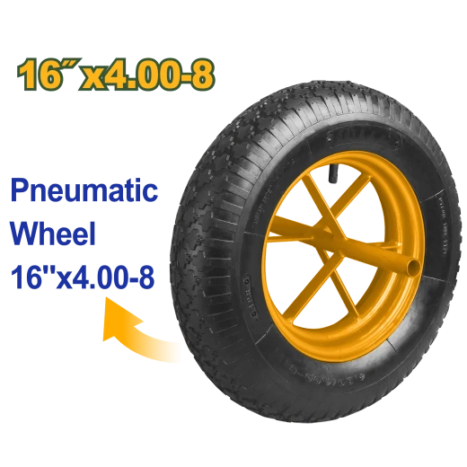 JADEVER Pneumatic Wheel 16" | 130Kg max (JDWL1301) JADEVER Pneumatic Wheel 16" | 130Kg max (JDWL1301)