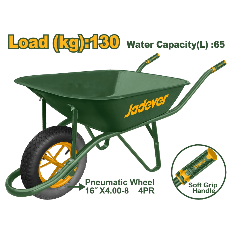 JADEVER Wheelbarrow 130Kg | 65L (JDWB1F01) - Jadever