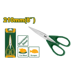 JADEVER Kitchen Scissors, 210mm (8"), Model JDSX1603, Stainless Steel Blades, Ergonomic Grip, Heavy-Duty Cooking Shears for Meat, Poultry & Vegetables