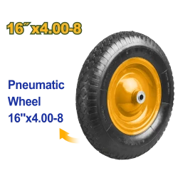 JADEVER Pneumatic Wheel 16" | 150Kg Max (JDWL8301)