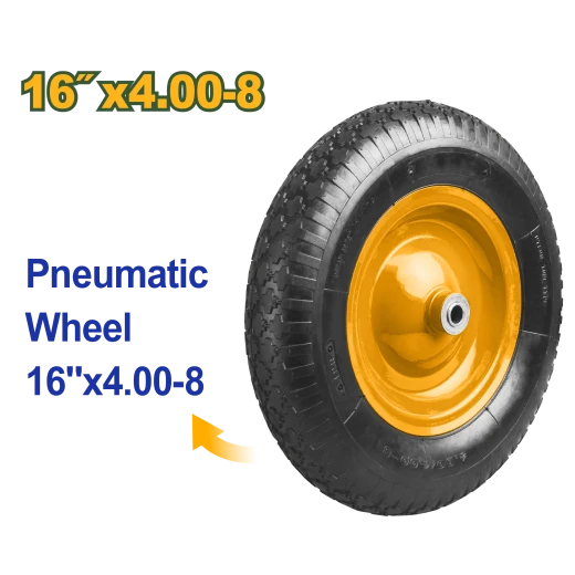 JADEVER Pneumatic Wheel 16" | 150Kg Max (JDWL8301) JADEVER Pneumatic Wheel 16" | 150Kg Max (JDWL8301)