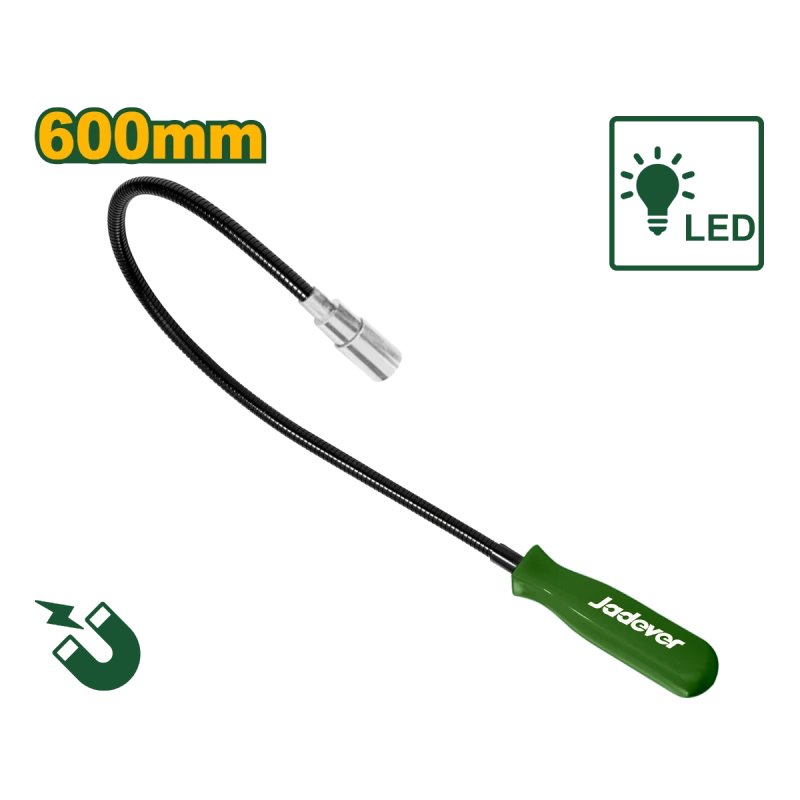 JADEVER Magnetic Pick-Up Tool with LED Light – Convenient Magnetic Tool for Retrieving Small Metal Objects - Jadever