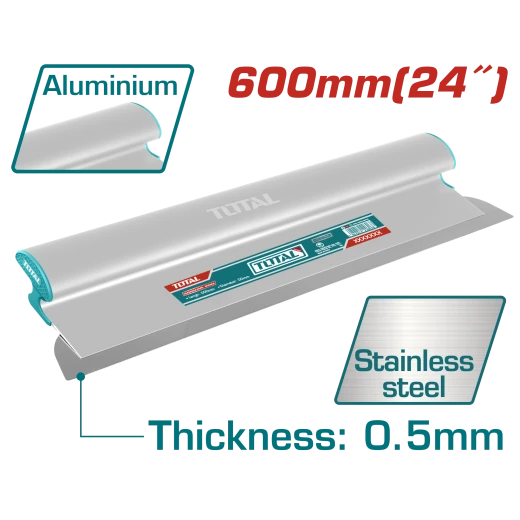TOTAL 24-Inch Drywall Skimming Blade with Stainless Steel & Aluminum Handle (THSCL02401) TOTAL 24-Inch Drywall Skimming Blade with Stainless Steel & Aluminum Handle (THSCL02401)