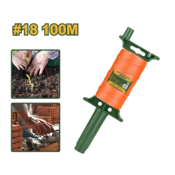 JADEVER Mason Twine 100m, #18 High Strength Twisted Polypropylene Line, Durable Utility String for Construction, Gardening, Layout & DIY (JDRZ3318)