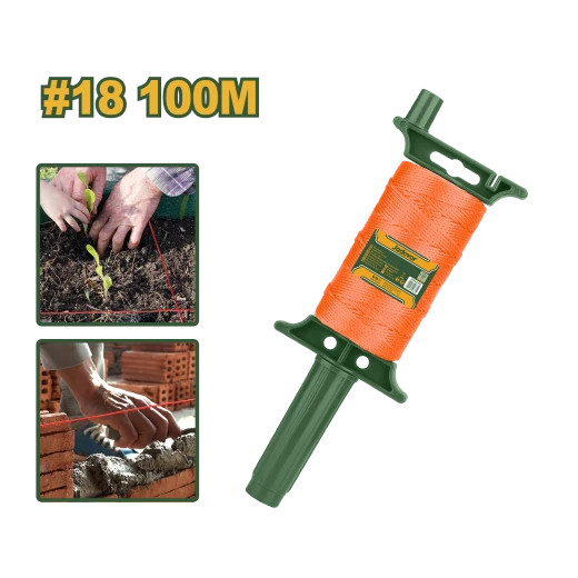 JADEVER Mason Twine 100m, #18 High Strength Twisted Polypropylene Line, Durable Utility String for Construction, Gardening, Layout & DIY (JDRZ3318) JADEVER Mason Twine 100m, #18 High Strength Twisted Polypropylene Line, Durable Utility String for Construction, Gardening, Layout & DIY (JDRZ3318)