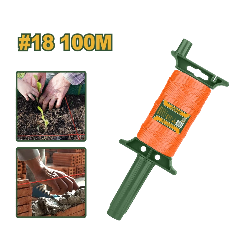 JADEVER Mason Twine 100m, #18 High Strength Twisted Polypropylene Line, Durable Utility String for Construction, Gardening, Layout & DIY (JDRZ3318) - Jadever