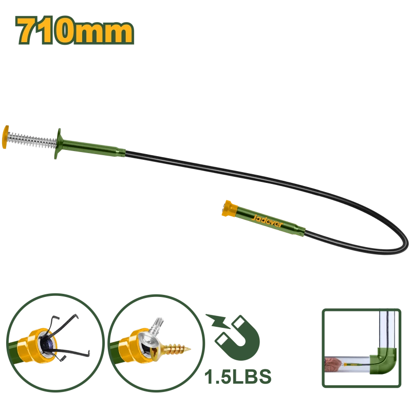 أداة التقاط مرنة من Jadever بطول 710 مم (JDME3E60) للسيارات والسباكة - استرجاع الأجزاء الصغيرة - جادفر