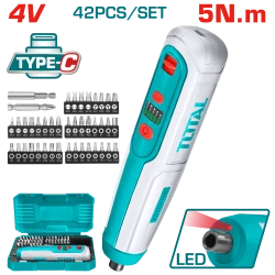 Total Lithium-Ion Cordless Screwdriver 4V (TSDLI0406)
