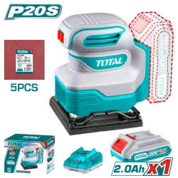 Total Cordless Sheet Sander (TSHSLI20141) – Compact and Efficient Sander for Smooth Surface Finishing