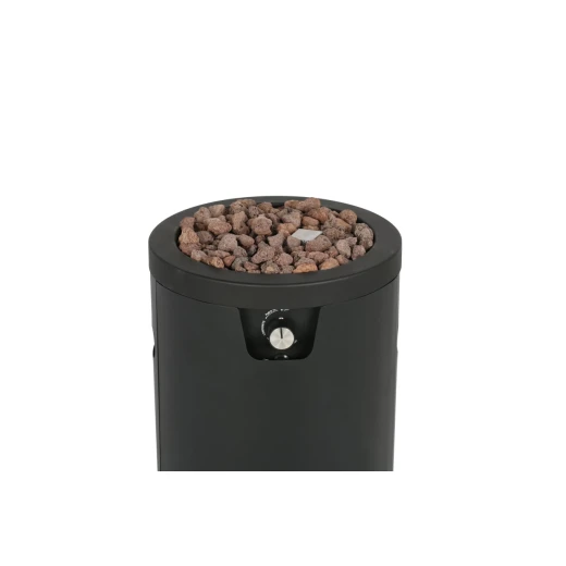 Mainstays 28-Inch Tall Column Propane Fire Pit - Matte Black, 26,000 BTU, Outdoor Heating - Mainstays - Image 3