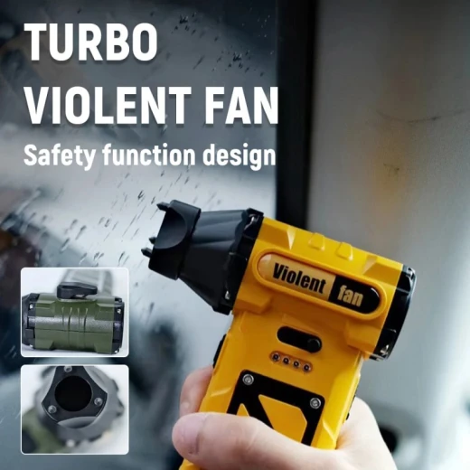 High-Speed Handheld Brushless Fan – 110,000 RPM, 8000mAh Turbo Power - Image 3