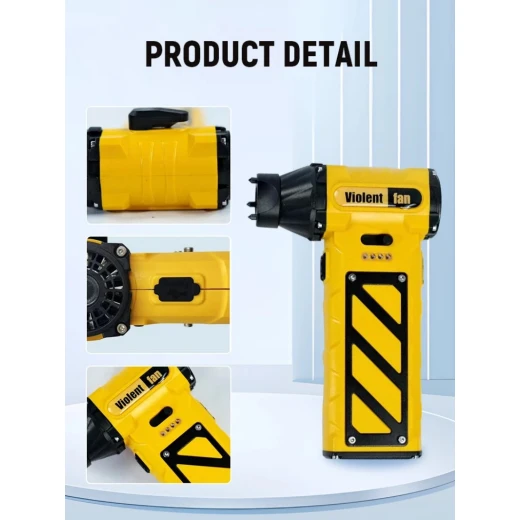 High-Speed Handheld Brushless Fan – 110,000 RPM, 8000mAh Turbo Power - Image 6