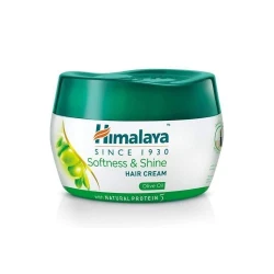 Himalaya Olive Oil Hair Cream for Smoothness and Shine, Nourishing Formula with Olive Oil Extract, 140ml for All Hair Types, Daily Use for Healthy Looking Hair