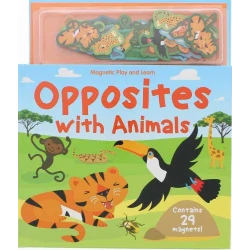 Opposites with Animals Children's Book – Ages 3-5, featuring beautiful illustrations to engage young readers while teaching opposites in a fun and interactive way