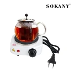 موقد كهربائي SOKANY بعين واحدة 500 واط محمول للمساحات الصغيرة - SOKANY