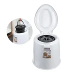 Portable Toilet Seat for Elderly & Camping: Comfortable & Safe