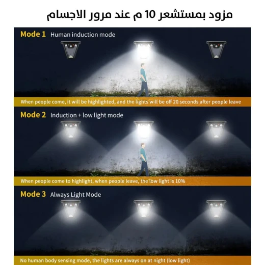 ضوء المناظر الطبيعية بالطاقة الشمسية W791-2: إضاءة حديقة LED خارجية - Image 5