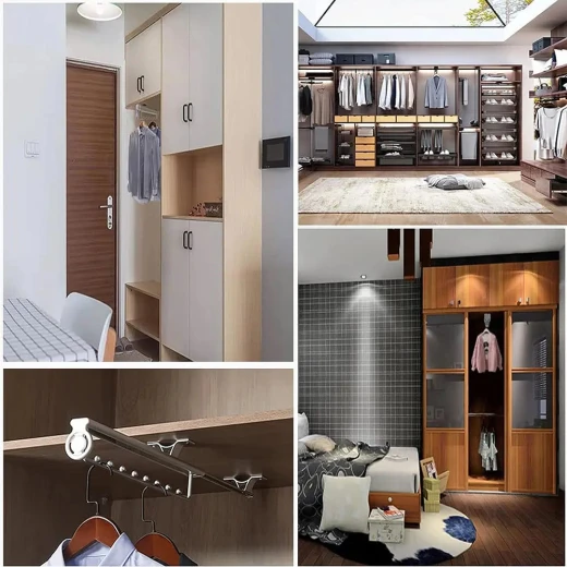 علاقة ملابس معدنية قابلة للسحب: تصميم موفر للمساحة ومتين - Image 3