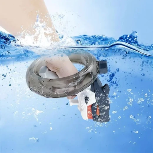 Shark Water Spray Bracelet for Kids, Fun Summer Outdoor Toy, Refillable & Easy to Use, Safe, Durable Water Blaster Wristband for Beach, Pool & Backyard Play - Image 15