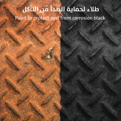 طلاء راست-أوليوم المضاد للصدأ - أسود، حماية من التآكل