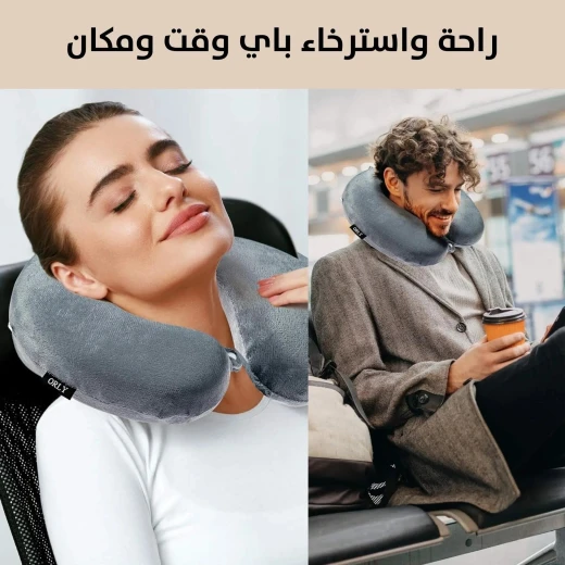 Memory Foam Travel Pillow: Ultimate Comfort for Flights & Road Trips - Image 5
