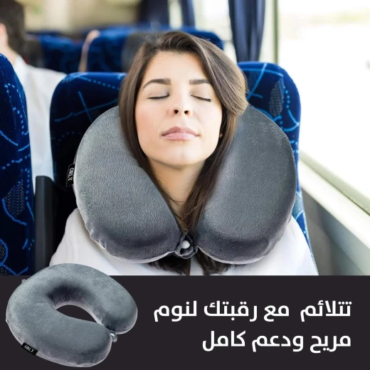 Memory Foam Travel Pillow: Ultimate Comfort for Flights & Road Trips - Image 8