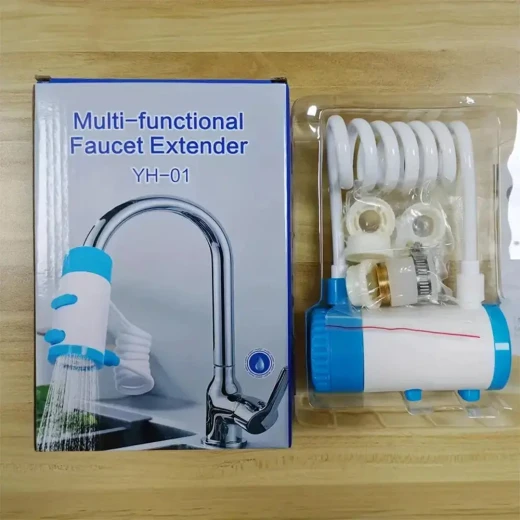 Extendable Faucet Head with Soap & Water Dispenser for Easy Cleaning - Image 7