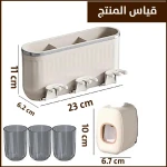 حامل فرشاة الأسنان: إكسسوار حمام أنيق ومنظم