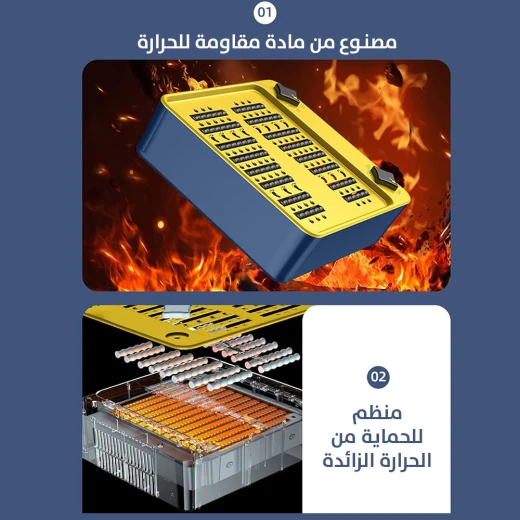 مدفئ القدم الكهربائي: راحة دافئة للأقدام الباردة - محمول وآمن - Image 6