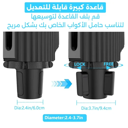 حامل هاتف سيارة عالمي, تثبيت آمن وزاوية قابلة للتعديل وتركيب سهل على لوحة القيادة أو الزجاج الأمامي - Image 4