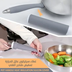 Silicone Pot Handle Cover: Heat Resistant Grip for Safe Cooking