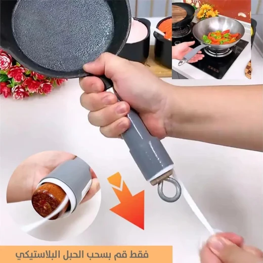 غطاء مقبض القدر المصنوع من السيليكون: قبضة مقاومة للحرارة لطهي آمن - Image 3