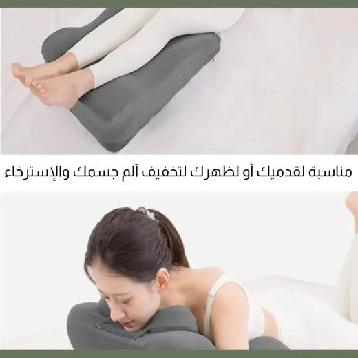 وسادة نوم متعددة الوظائف, تصميم مريح لدعم مثالي للنوم على الظهر أو الجانب أو البطن، قابلة للتنفس وتخفف الآلام - Image 5