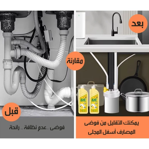 سدادة أنابيب الصرف لمنع الروائح الكريهة مع تصميم متعدد المنافذ, تمنع الروائح والحشرات، صمام متين لبيئة نظيفة وصحية - Image 4