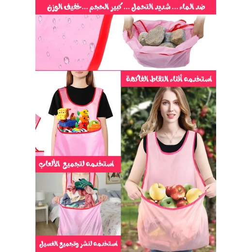 مريول بجيب كبير, بديل عملي للغسيل، متين وسهل الاستخدام للأعمال المنزلية - Image 6