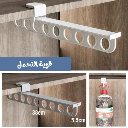 علاقة ملابس قابلة للسحب، موفرة للمساحة، متينة وسهلة الاستخدام لتنظيم الخزائن - Image 3