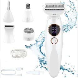 DSP Ladies' Grooming Kit 5 in 1 Electric Shaver for Women, Pink