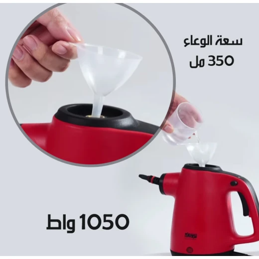 منظف بخاري محمول احترافي متعدد القطع KD208 نظيف المنزل والسيارات، يشمل ملحقات متعددة للأسطح المختلفة وتنظيف سهل3 - Image 4