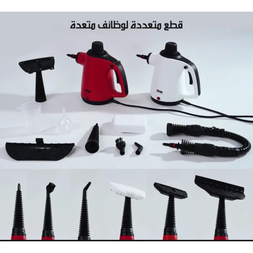 منظف بخاري محمول احترافي متعدد القطع KD208 نظيف المنزل والسيارات، يشمل ملحقات متعددة للأسطح المختلفة وتنظيف سهل3 - Image 5